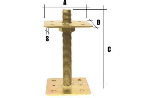 ADJUSTABLE POST ANCHORS